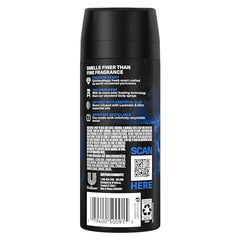 AXE Azul Lavanda con lavanda y menta, aroma vigorizante