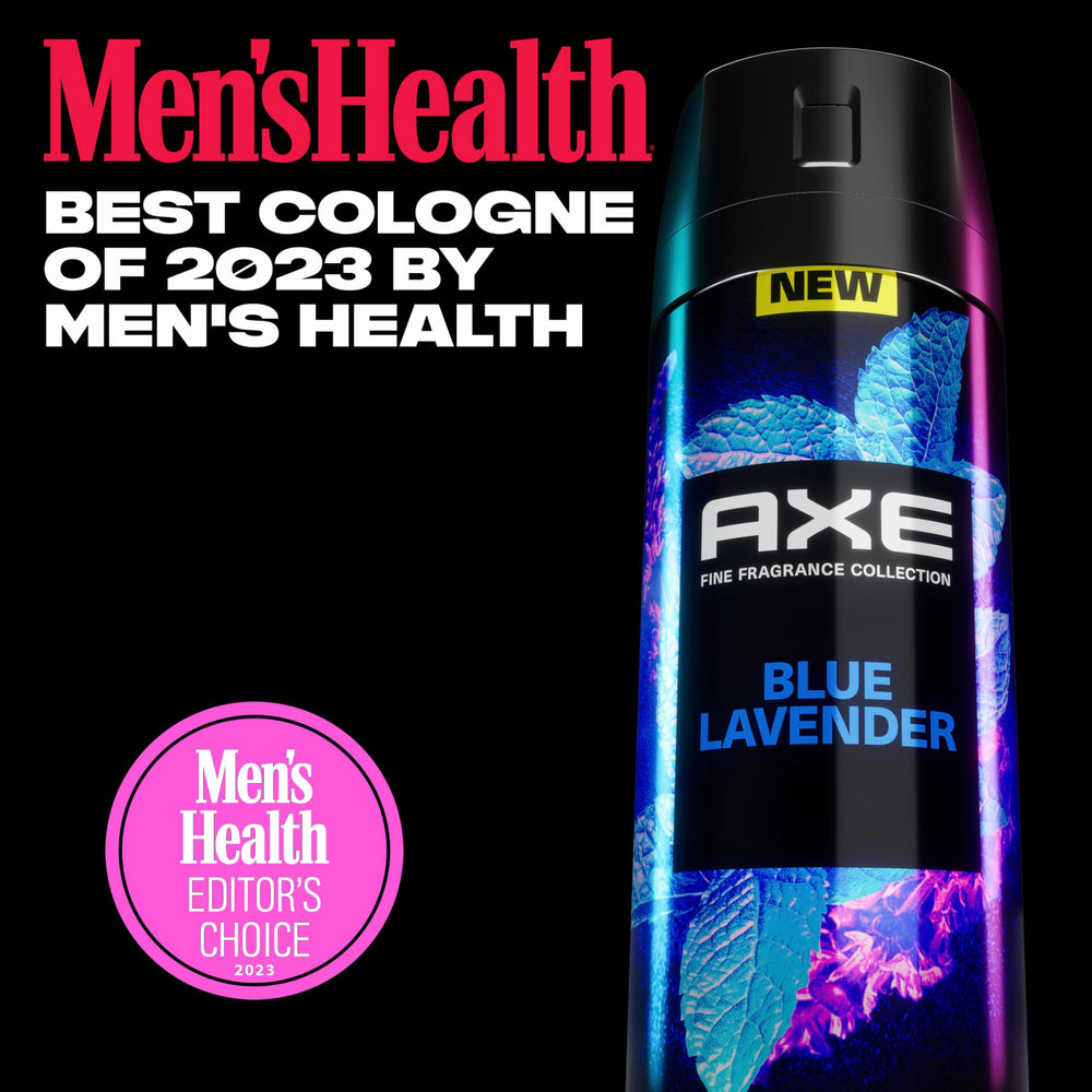 Tecnología Zinc de AXE Azul Lavanda para controlar olores