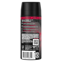 AXE Cherry Spritz: primer plano del atomizador para pulverización precisa