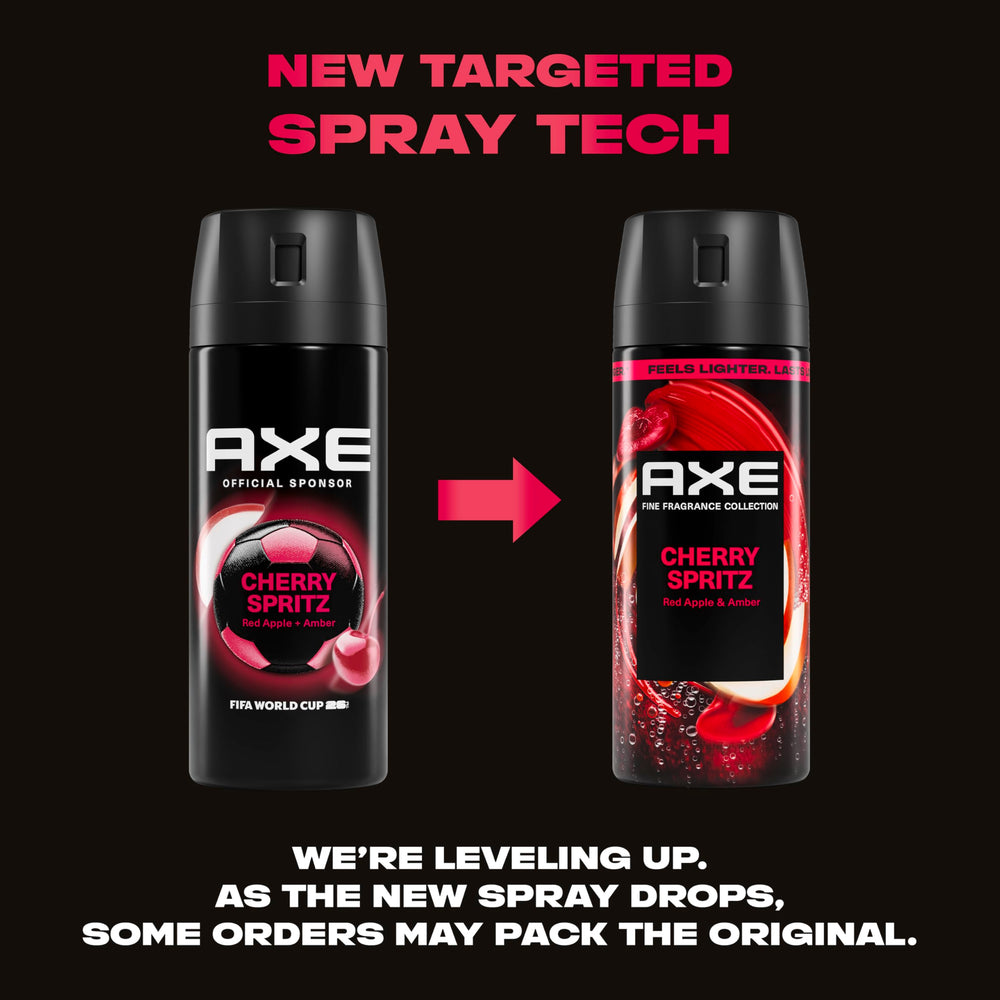 AXE Cherry Spritz: envase libre de aluminio para piel sensible