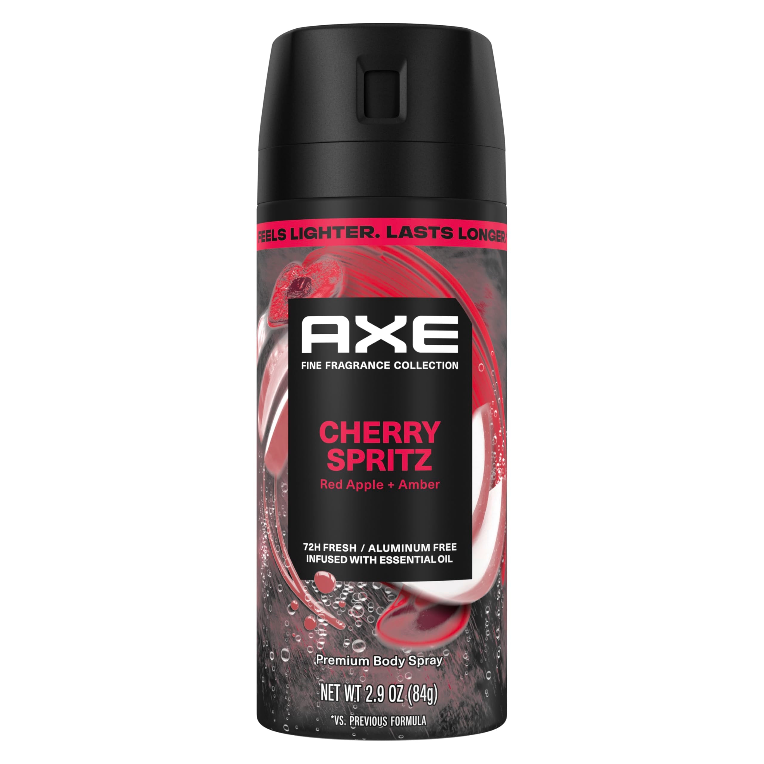 AXE Cherry Spritz: lata de spray con fragancia duradera para el día