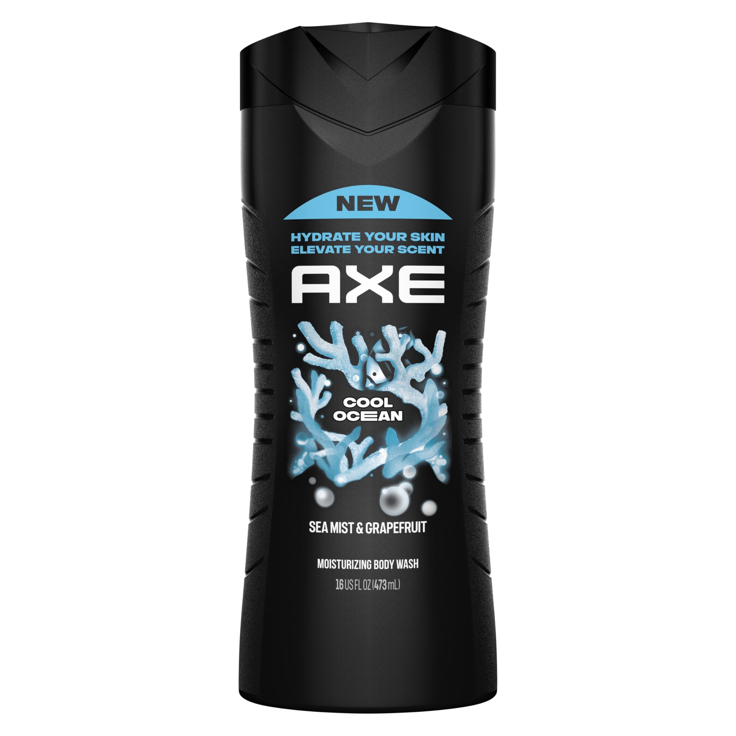 AXE Cool Ocean: vista de la botella para uso diario, aroma duradero