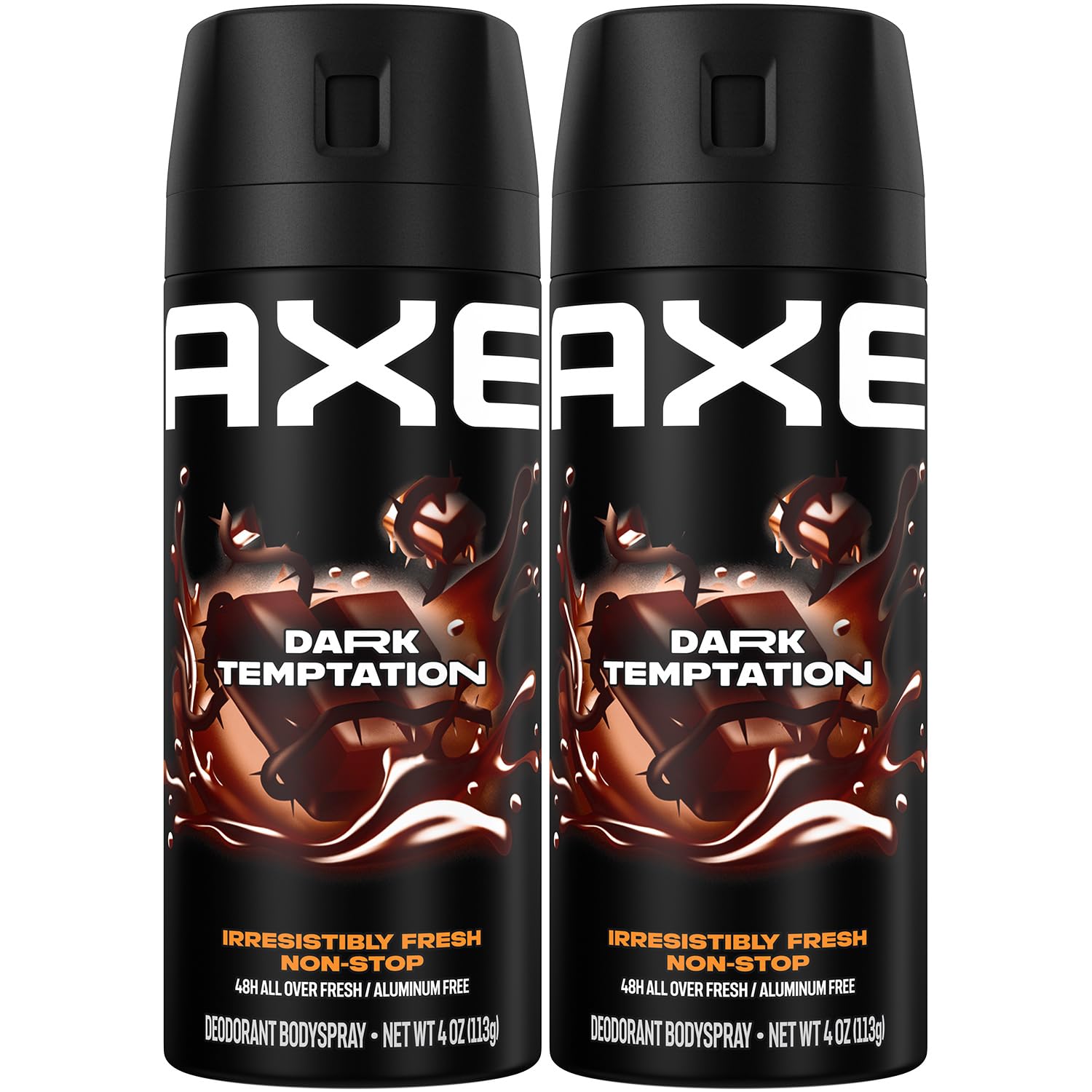 AXE Dark Temptation: botella spray, protección de olor hasta 48 horas.