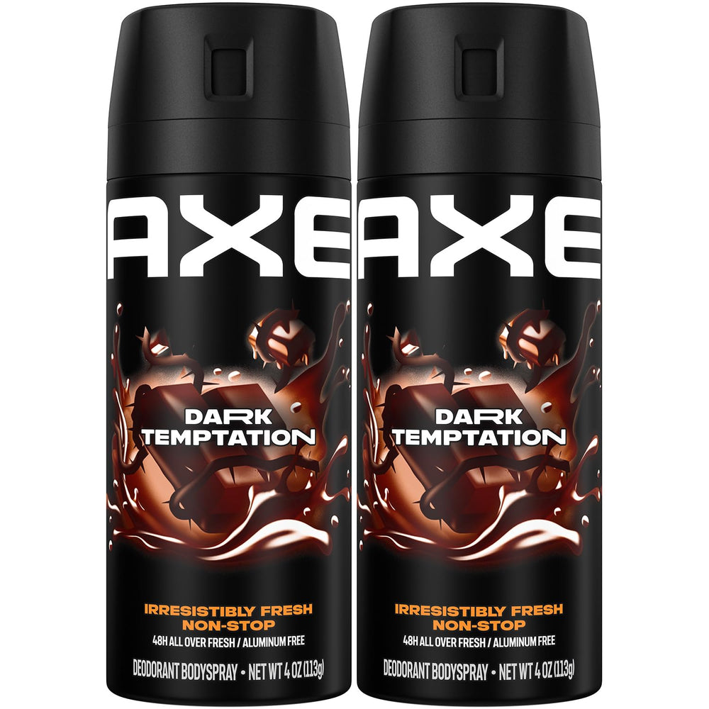 AXE Dark Temptation: botella spray, protección de olor hasta 48 horas.