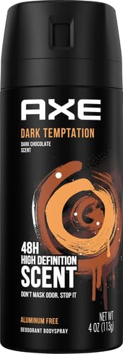 AXE Dark Temptation bottle side view for everyday use