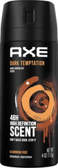 AXE Dark Temptation bottle side view for everyday use