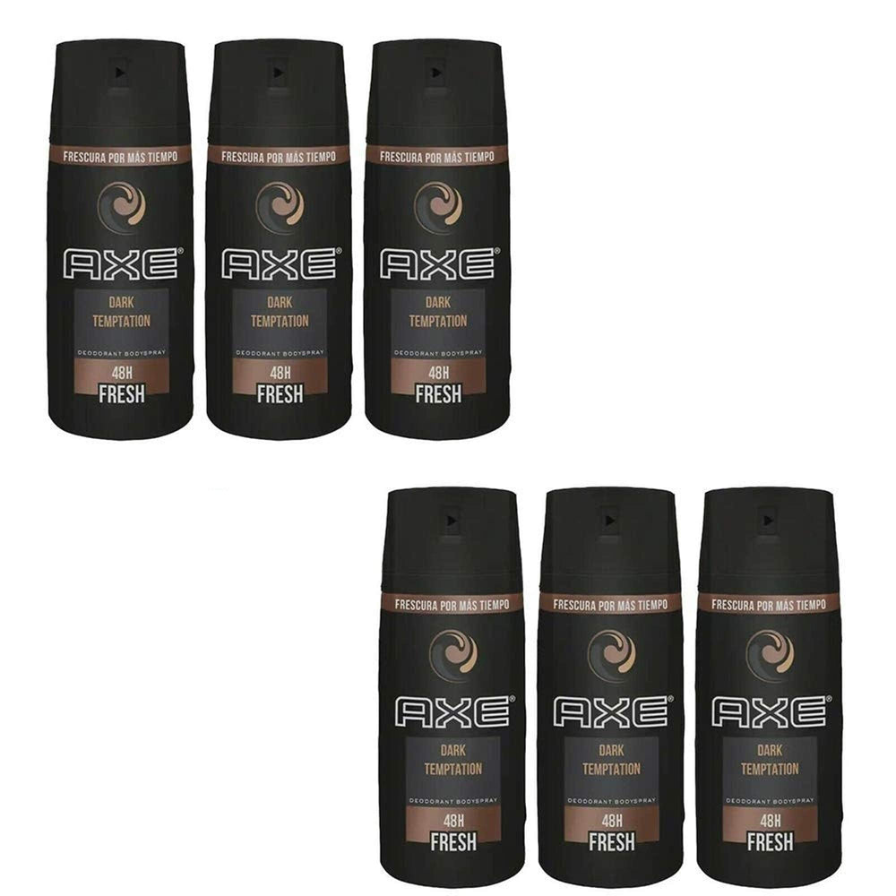 AXE Dark Temptation 4 oz can top view for compact carry