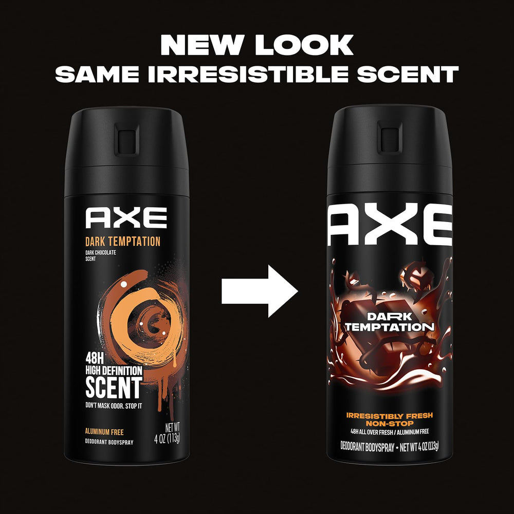 AXE Dark Temptation: envase sostenible y diseño para el futuro.
