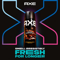 AXE Dark Temptation: dos-pack práctico para uso diario y viajes.