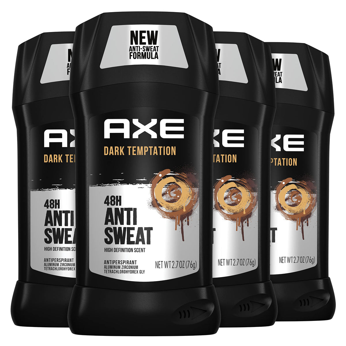 AXE Dark Temptation: aplicación suave que mantiene la frescura todo el día.