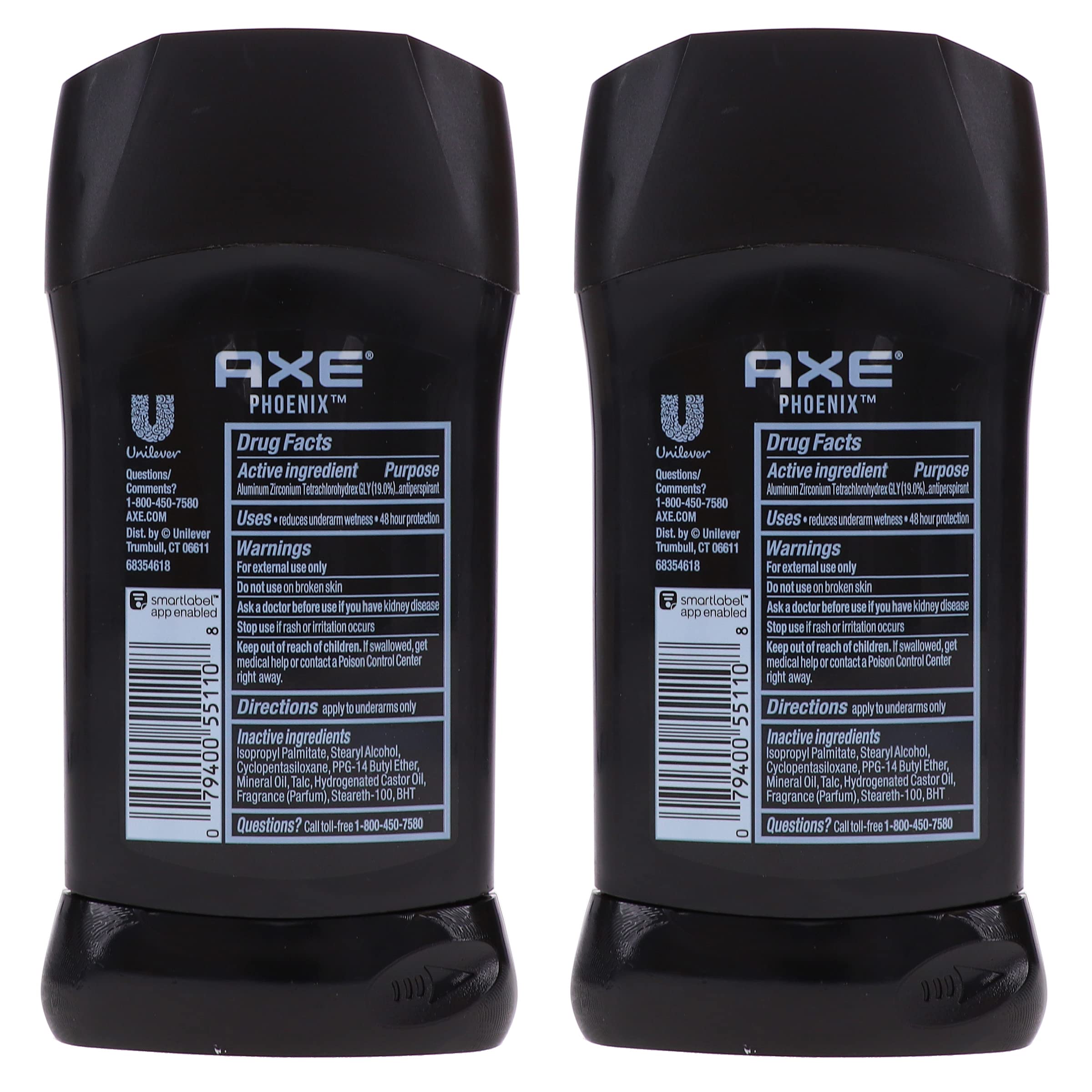AXE Dry Phoenix aplicación en barra ideal para uso diario.