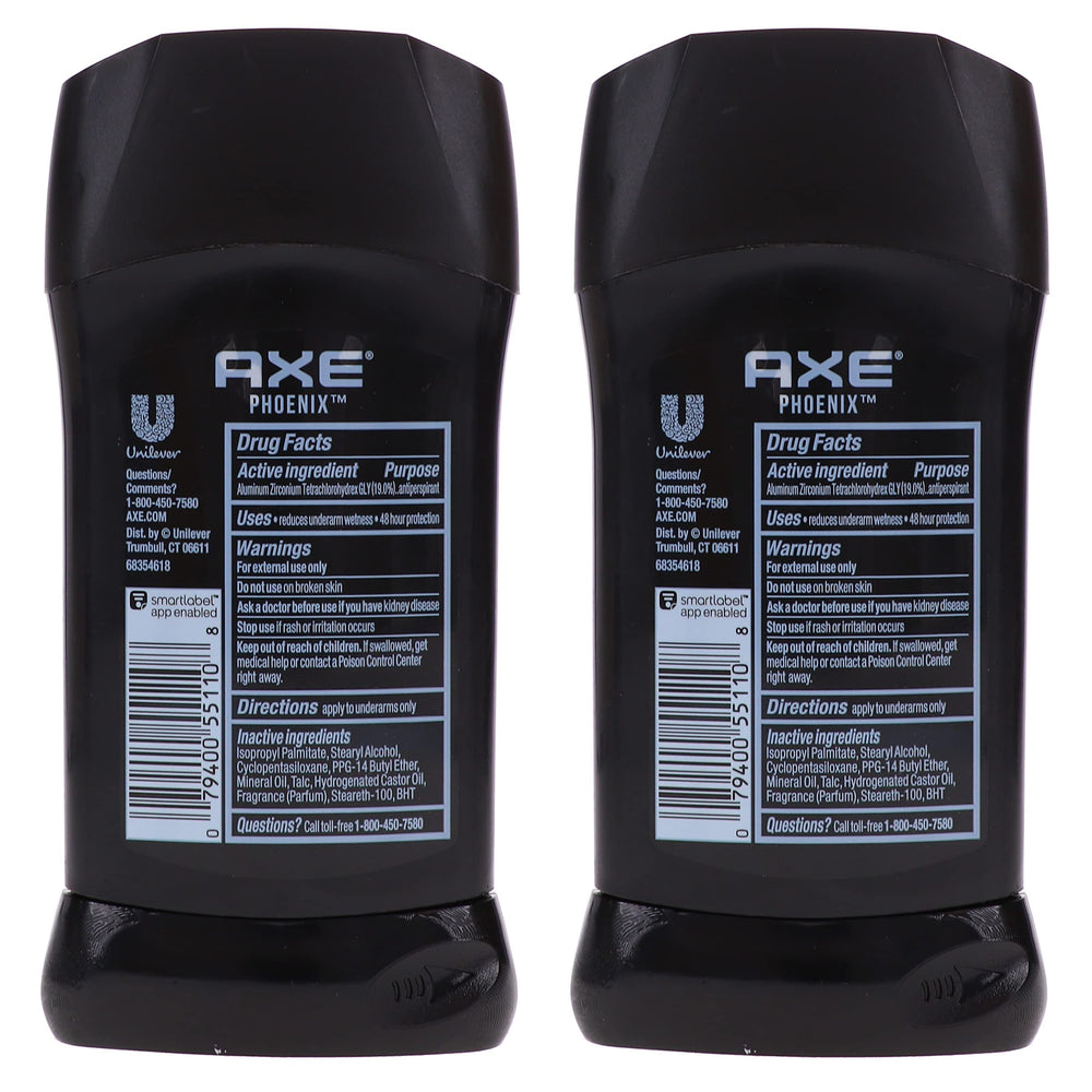 AXE Dry Phoenix aplicación en barra ideal para uso diario.