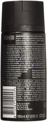 AXE Excite, botella de 150 ml, detalle de etiqueta y diseño moderno.