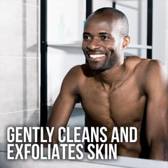 AXE exfoliator side close-up designed to smooth rough skin areas