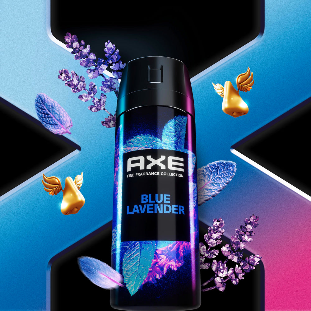 AXE Fine Fragrance Black Vanilla bottle close-up with premium label.