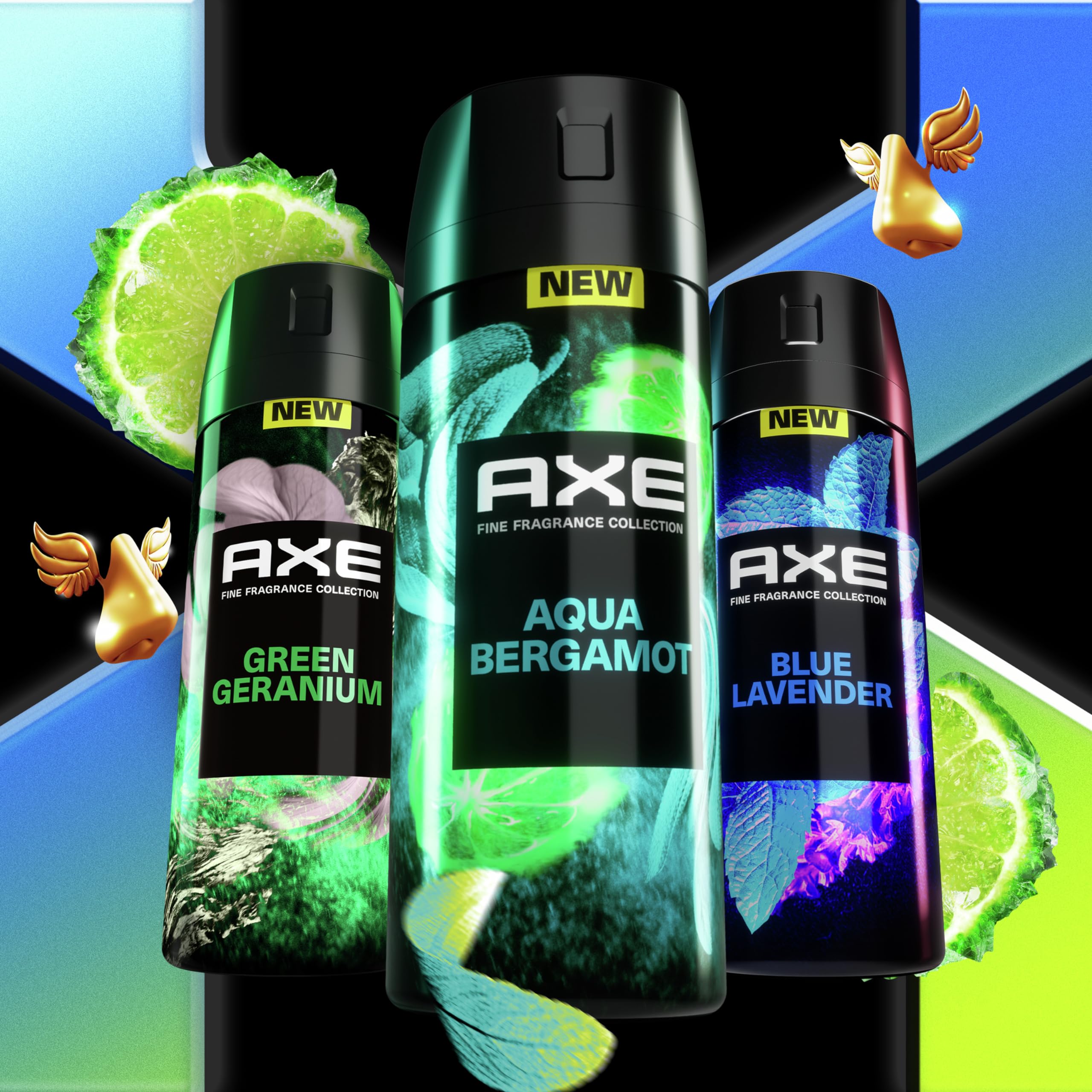 AXE Fine Fragrance Collection packaging highlights premium feel