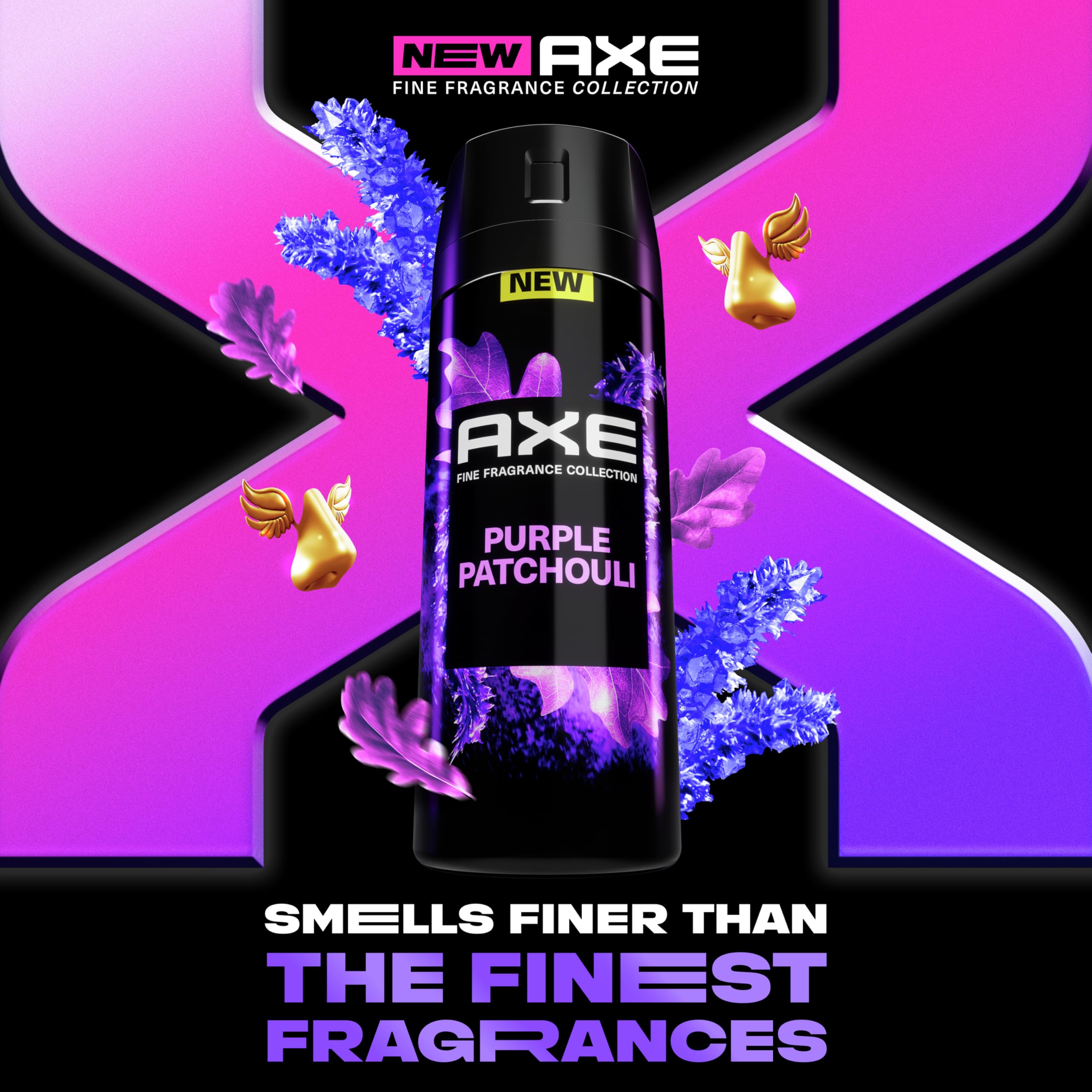 AXE Fine Fragrance packaging presents premium presentation and gifting appeal.