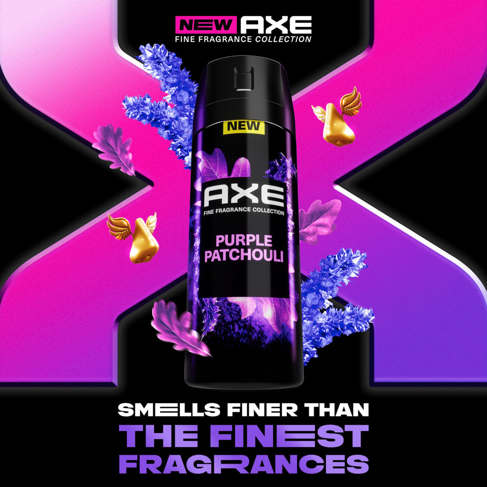 AXE Fine Fragrance packaging presents premium presentation and gifting appeal.