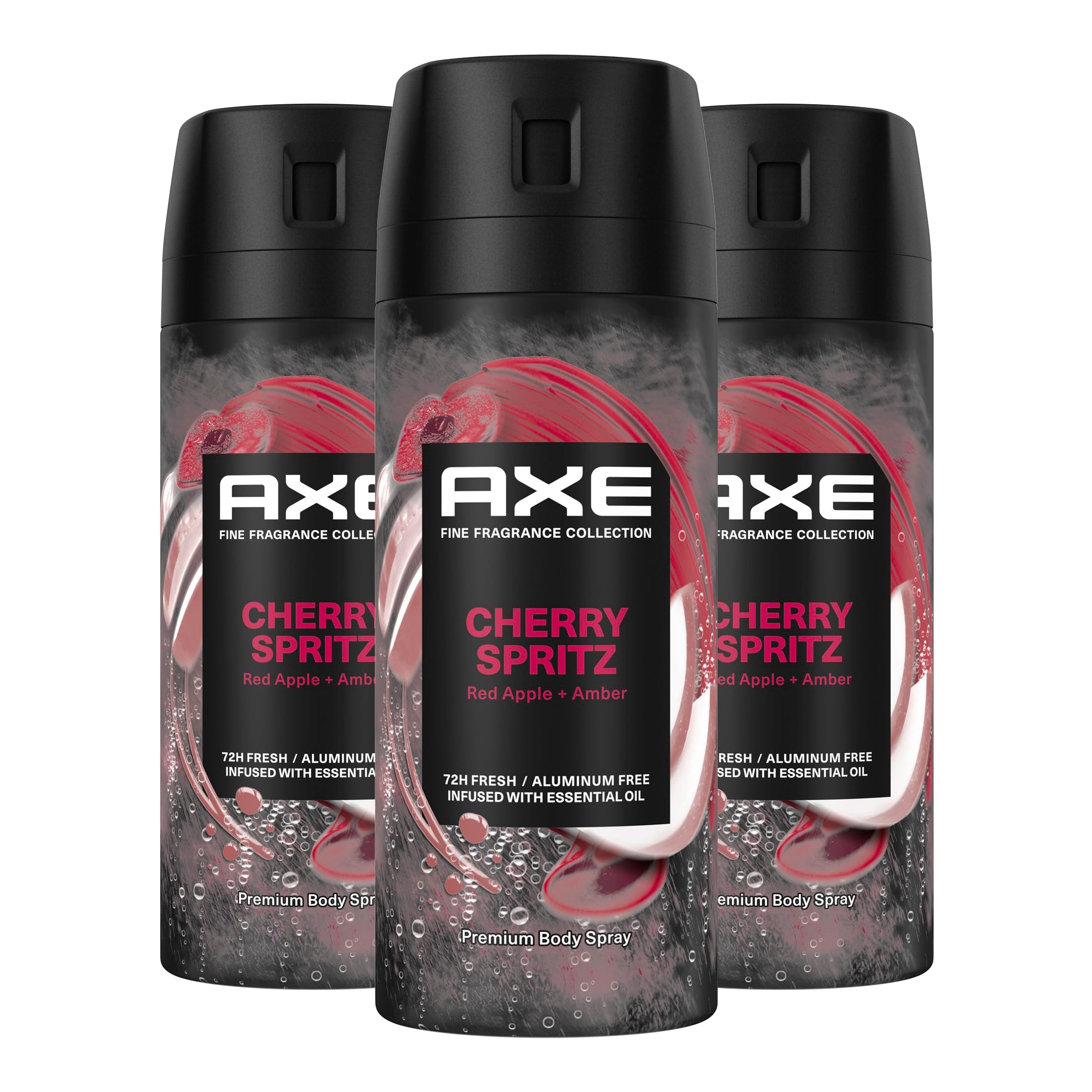 AXE Cherry Spritz: botella de aerosol para uso diario y fragancia refinada