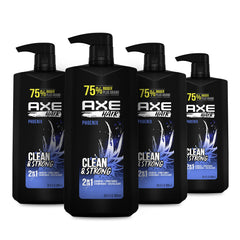 AXE Phoenix 2-in-1 bottle with mint and rosemary fragrance for daily freshness.