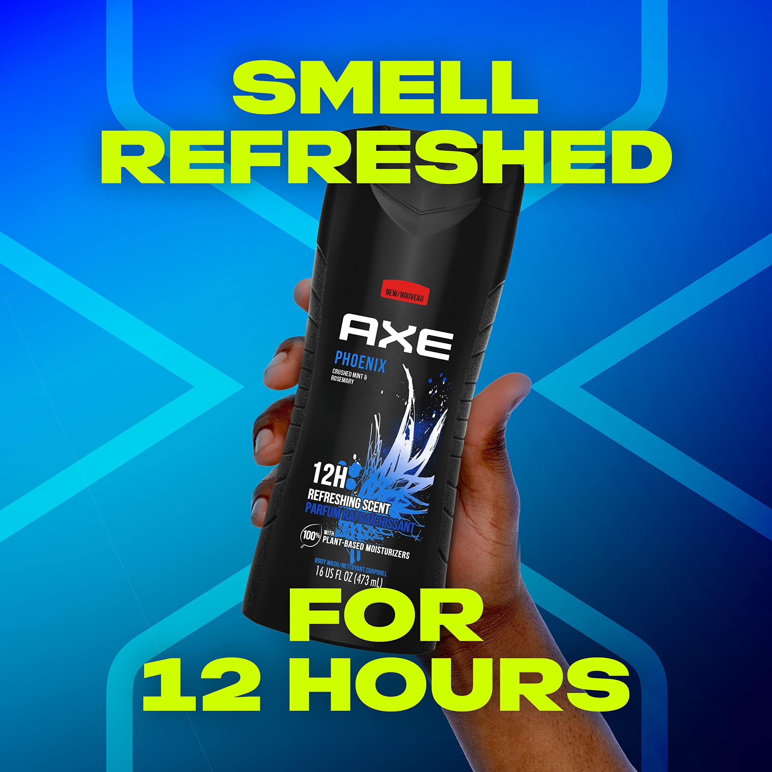 Botella de AXE Phoenix fabricada con plástico reciclado
