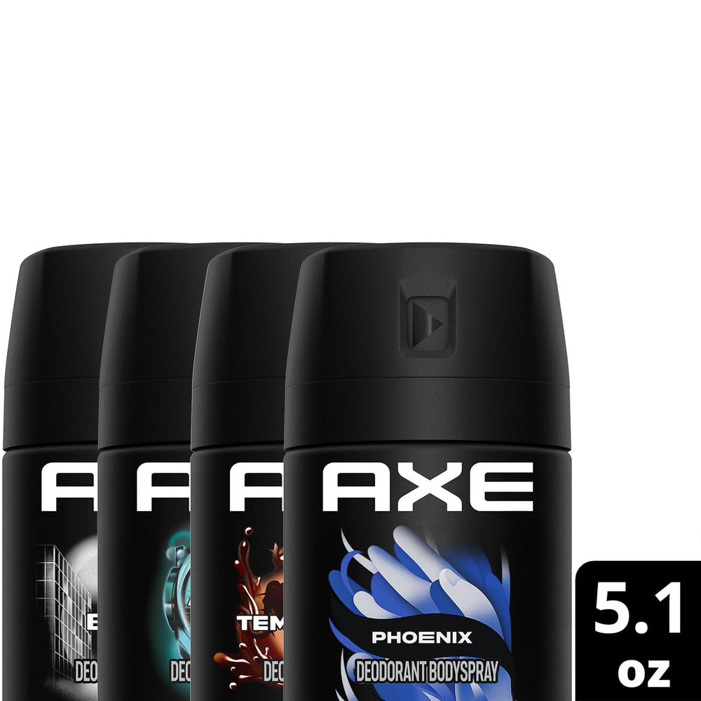 AXE Phoenix bottle view with mint and rosemary for cooling freshness.