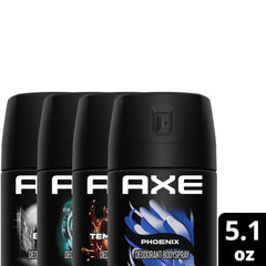 AXE Phoenix bottle view with mint and rosemary for cooling freshness.