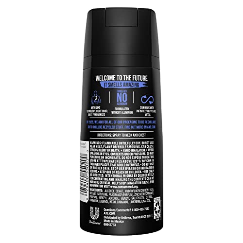 AXE Phoenix bottle side view emphasizes compact 4 oz packaging.