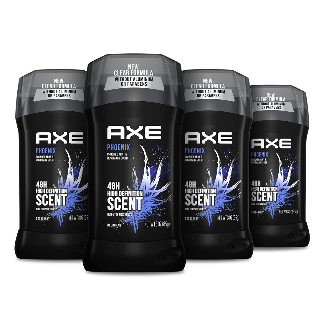 AXE Phoenix desodorante en barra 48h, protección prolongada contra olores.