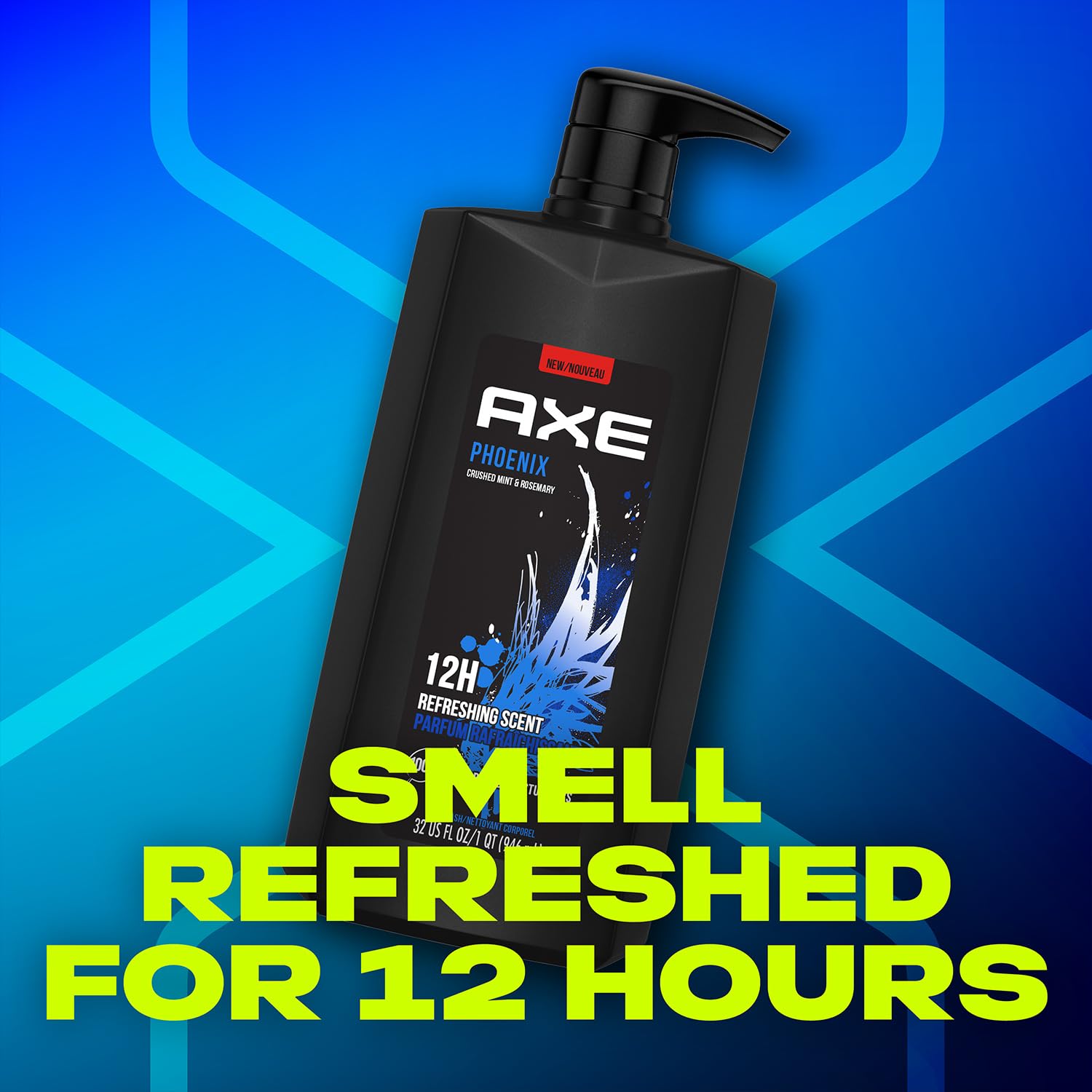 AXE Phoenix recycled-packaging emphasis signals sustainable skincare choice.