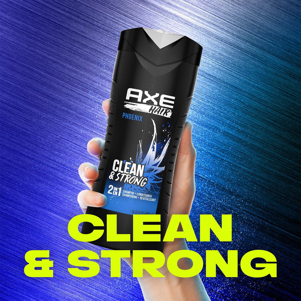 AXE Phoenix textura suave al aplicar, cabello limpio y manejable