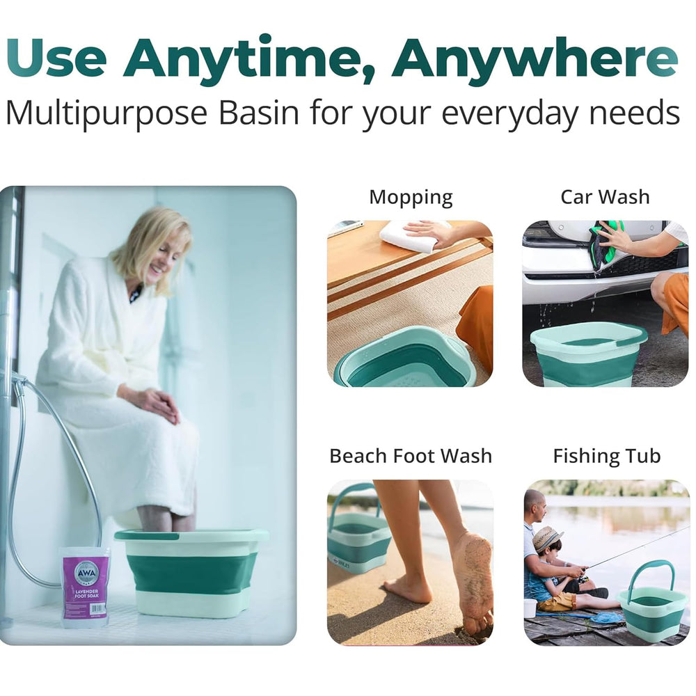 AXLOFO pedicure spa bowl for home use and simple foot care routines.