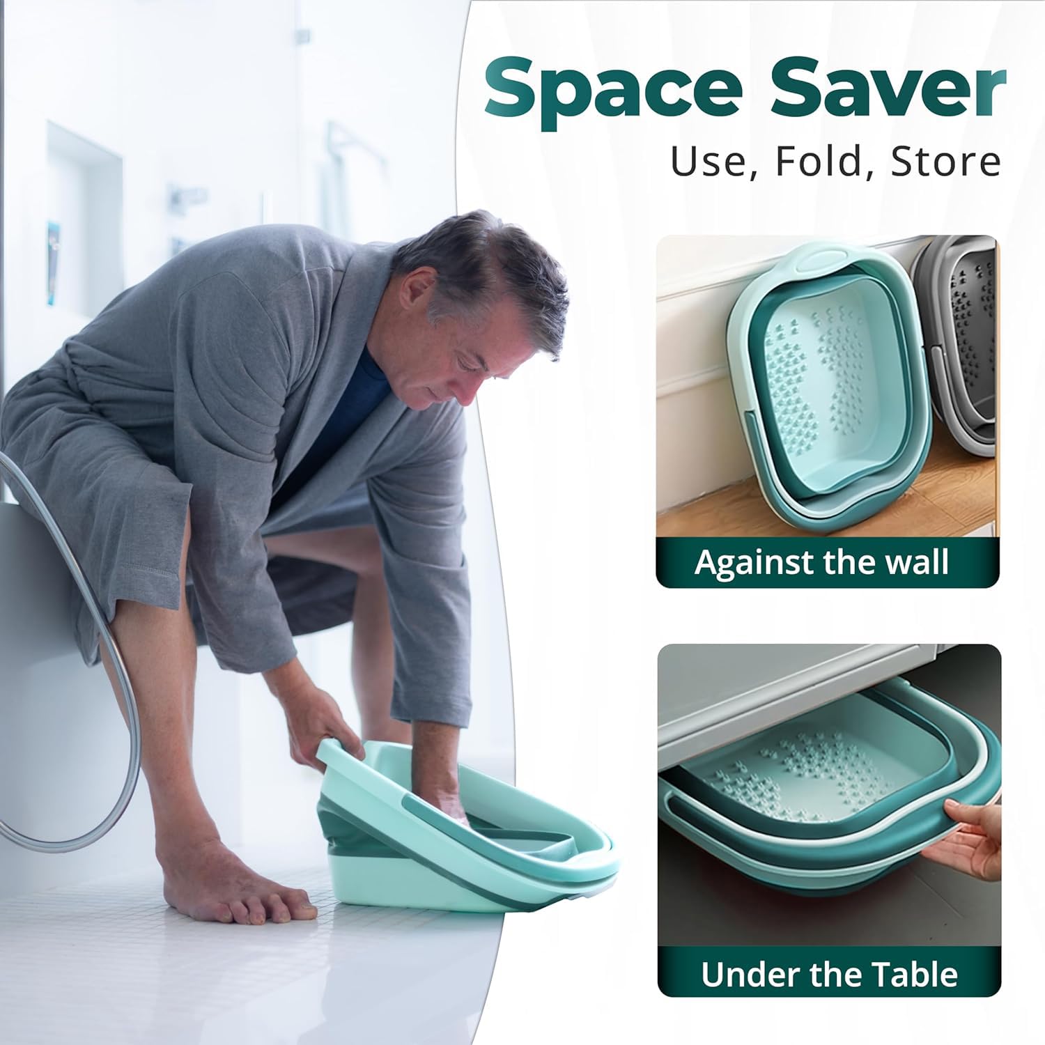 AXLOFO safe plastic foot bath design reduces electrical risk vs electronics.
