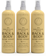AYADARA back acne spray targets pores and promotes calmer skin