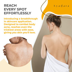 AYADARA chest acne spray helps calm breakouts and smooth skin