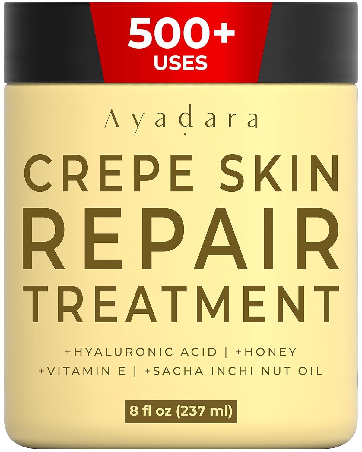 AYADARA reparacion piel crepé: crema corporal para firmeza y suavidad.