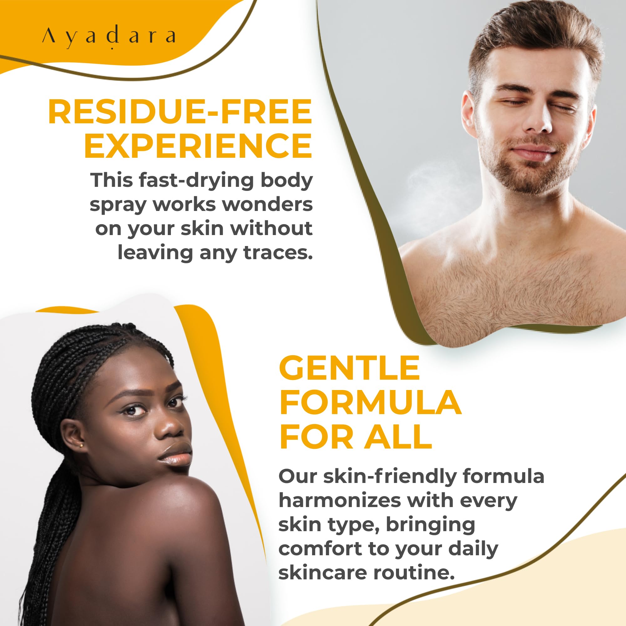 AYADARA shoulder acne spray offers quick daily care for blemish-prone shoulders