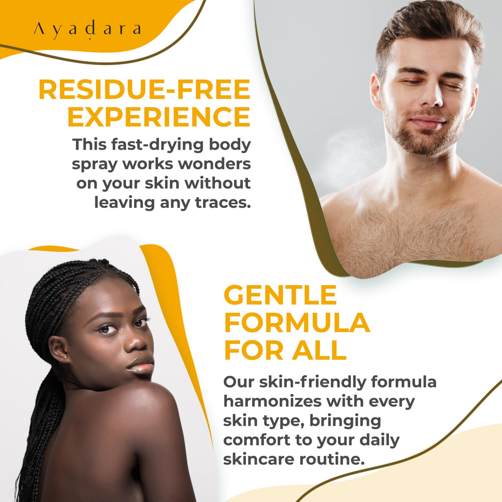 AYADARA shoulder acne spray offers quick daily care for blemish-prone shoulders