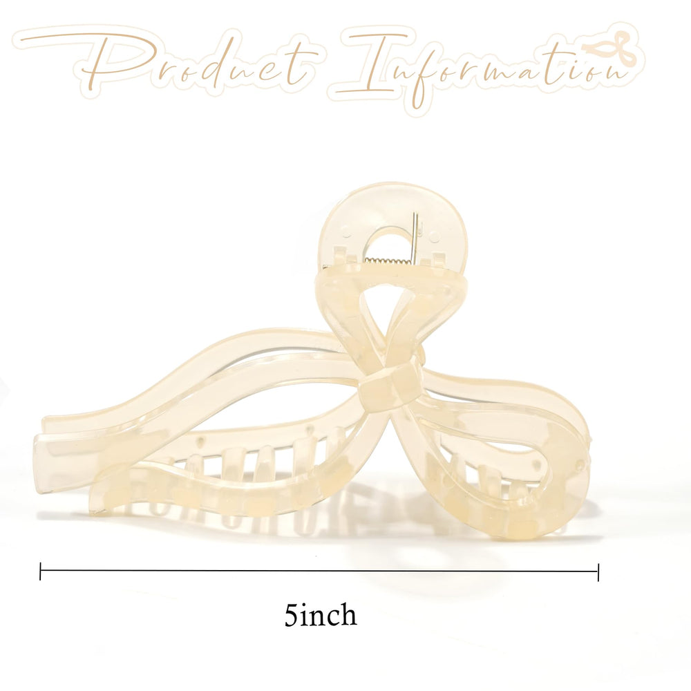 Ayesha Bows Claw Clip size 5 inch offers comfortable use.