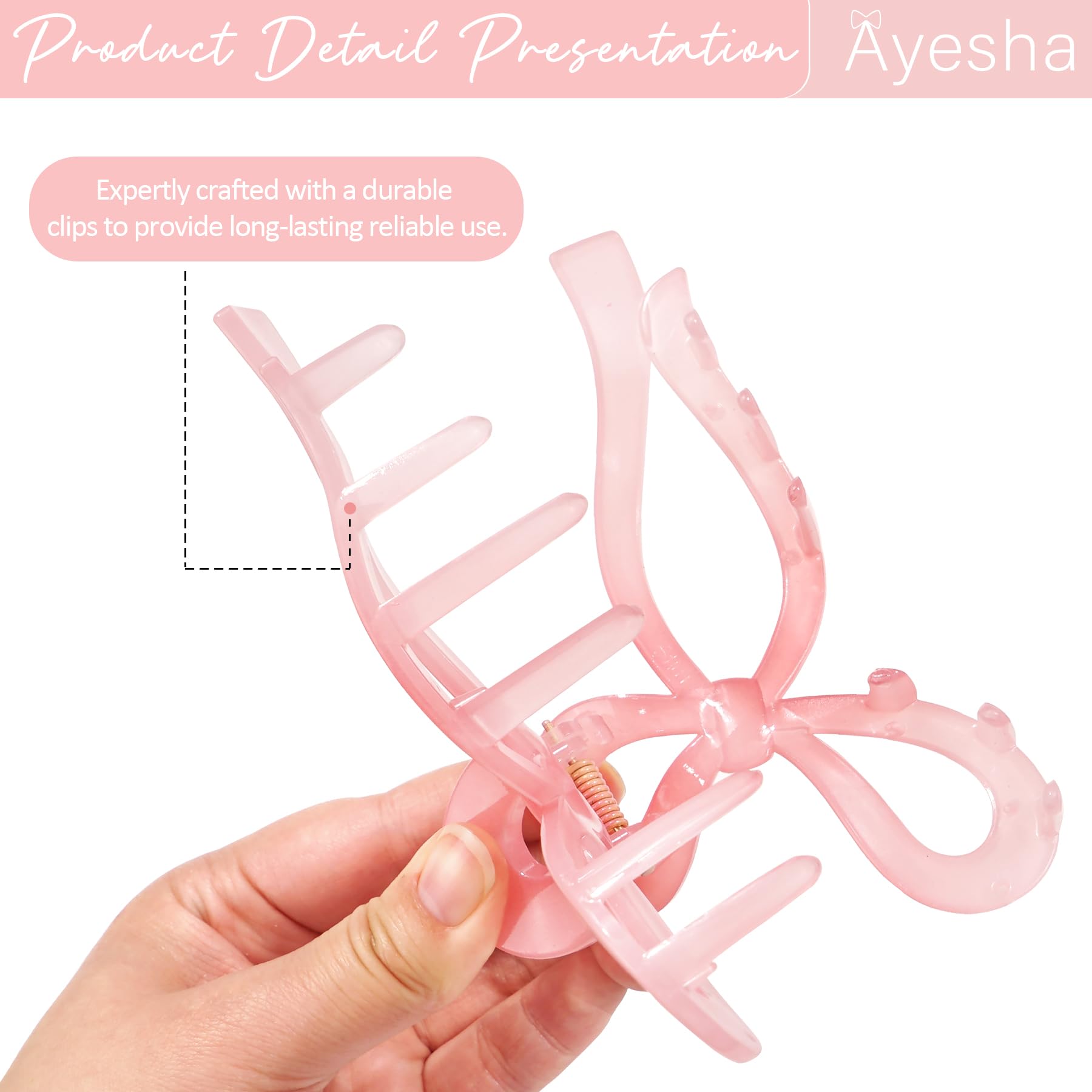 Ayesha Bows Trend ribbon complements daily looks with practical grip.