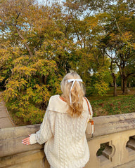 Ayesha hair bows in white elevate outfits for school, parties, and events.
