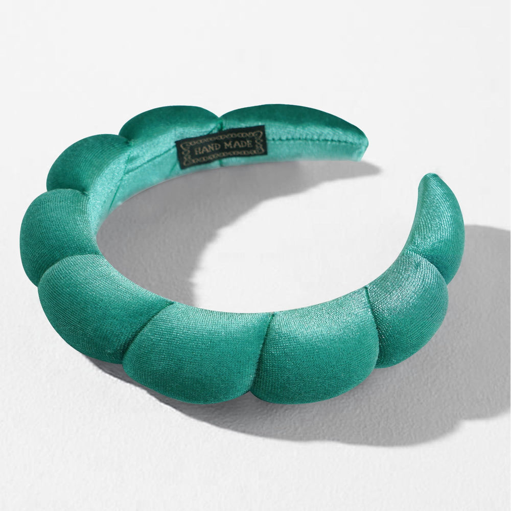 ayesha headband worn during face washing to keep hair neat and away from face