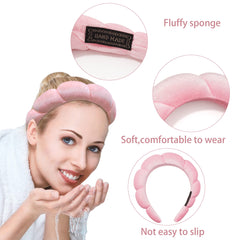 Ayesha Spa Headband ideal for washing face and makeup removal