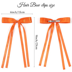 Ayesha sturdy metal barrette clip keeps bows in place during wear.
