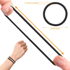 Ayogost ouchless elastics braided design for durable reuse