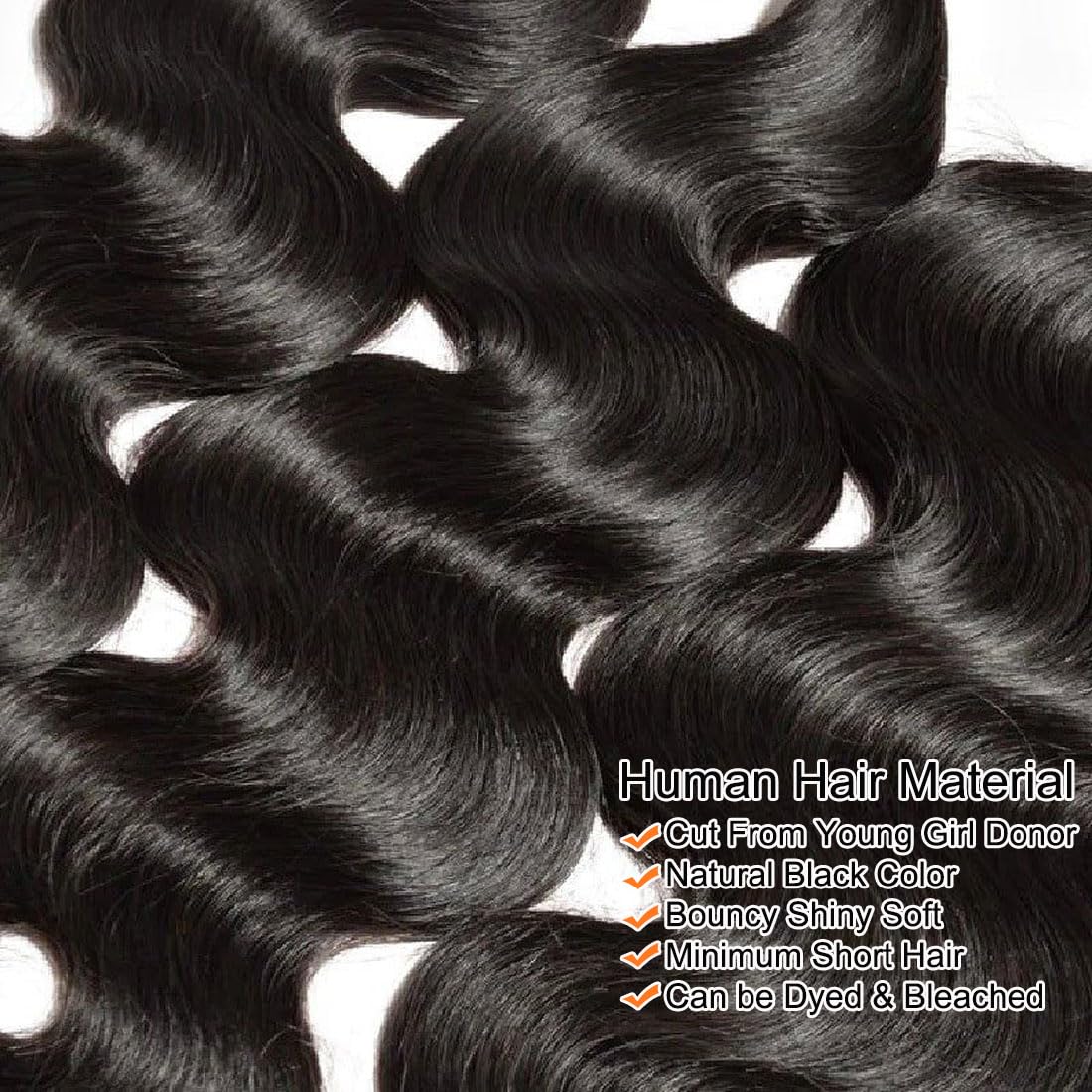 Ayolvou natural black shine bundles suit versatile styles and easy color customization.