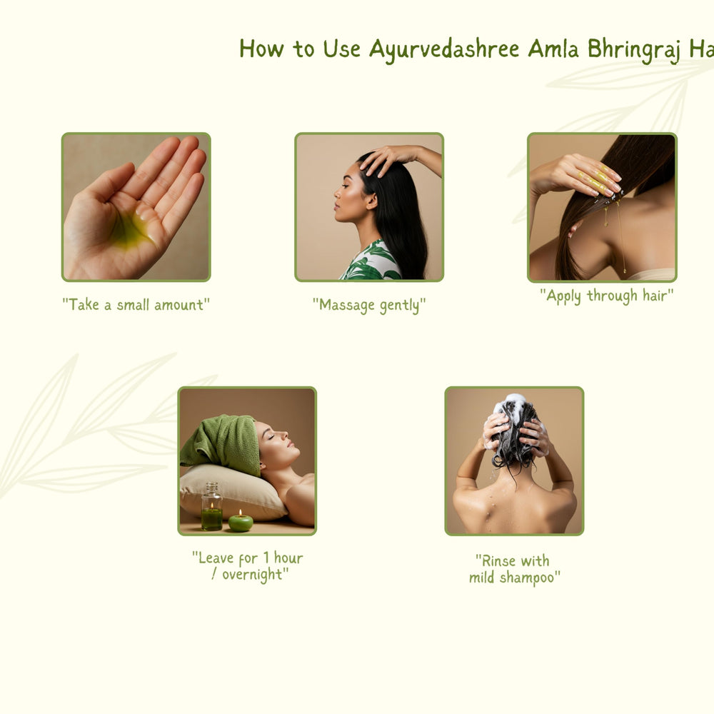 Ayurvedashree Aceite capilar Pine y Clavo para aroma vigorizante.