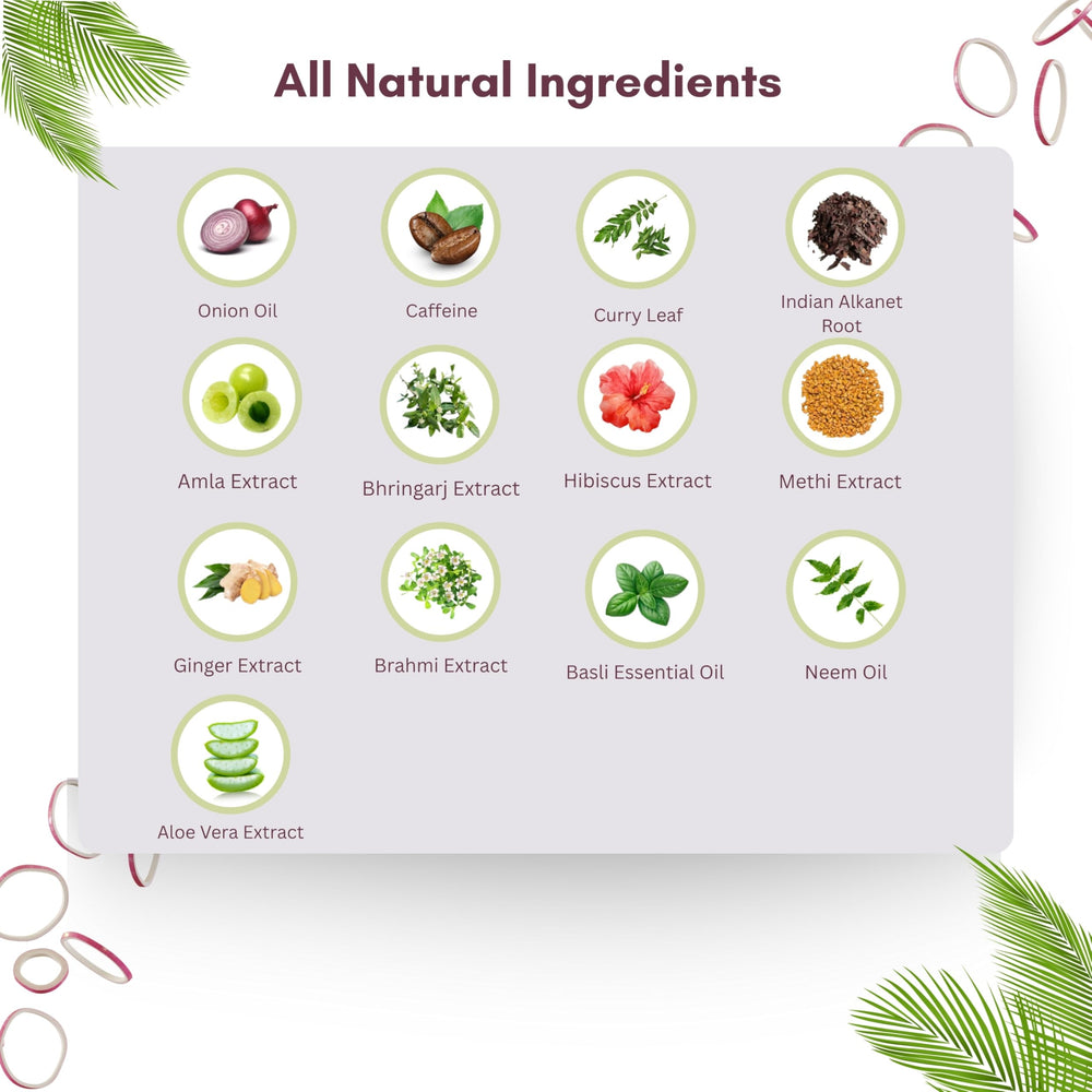 AYURVEDASHREE champú alcánet indio, raíz para fortalecimiento capilar