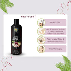 AYURVEDASHREE champú hibisco, extractos botánicos para cabello suave y nutrido