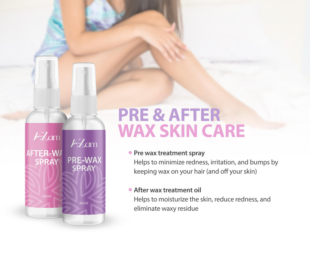 AZam All-in-One Waxing Kit suited for full-body at-home waxing